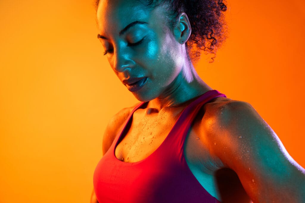 Chromotherapy in sports