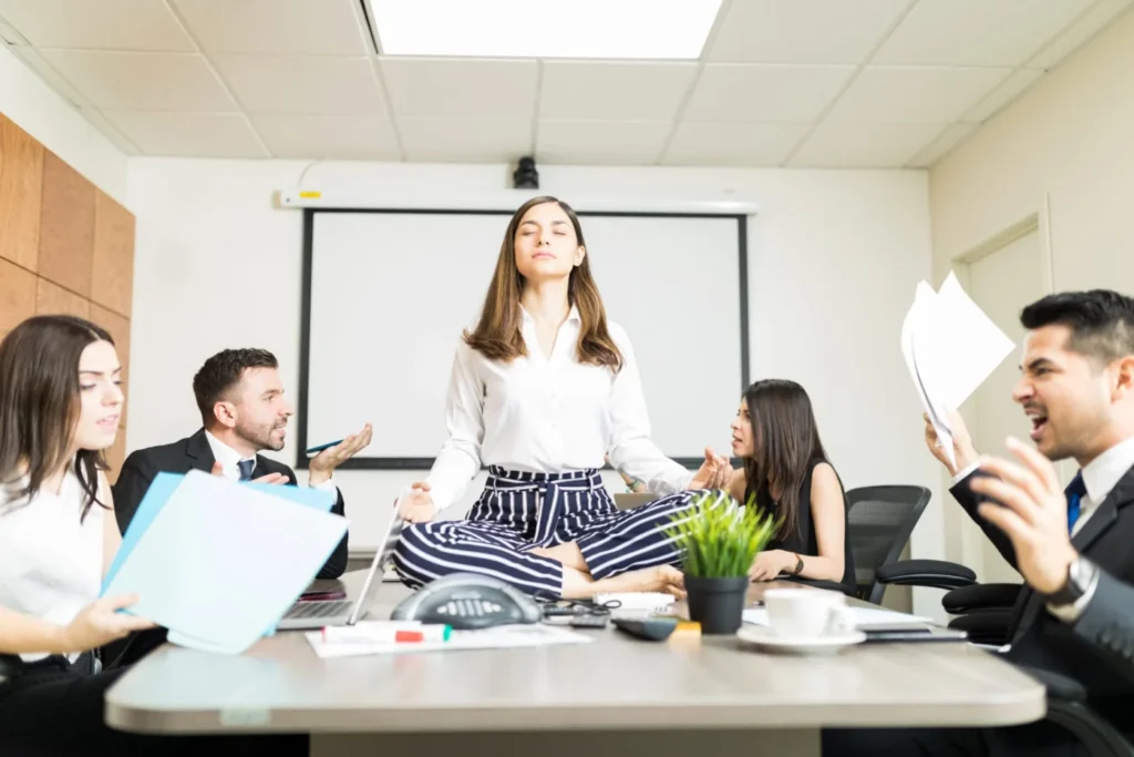 yoga en oficina